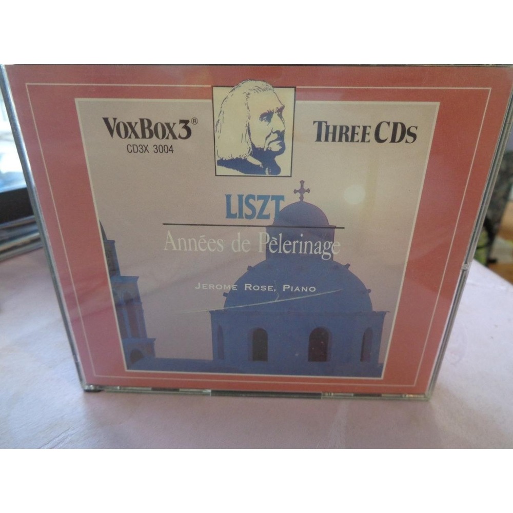 Liszt Annees de Pelerinage Music CD Opera